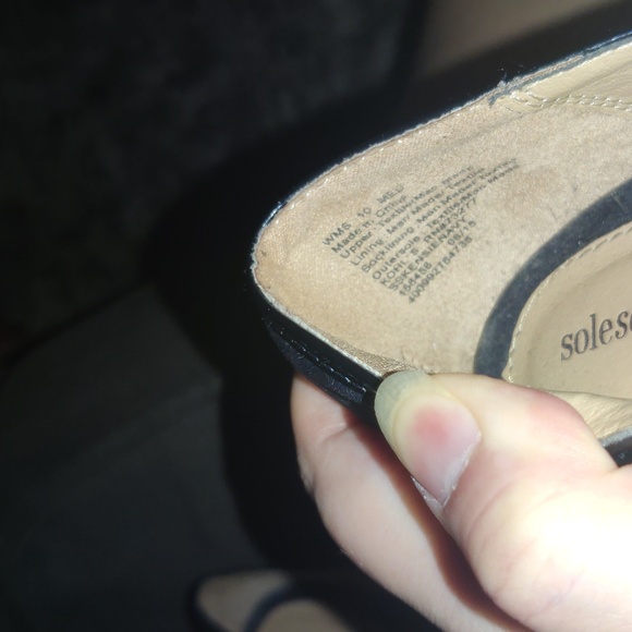 SOLE SENSIBILITY NAVY BLUE MARY JANE HEELS SIZE 10 - Picture 9 of 11